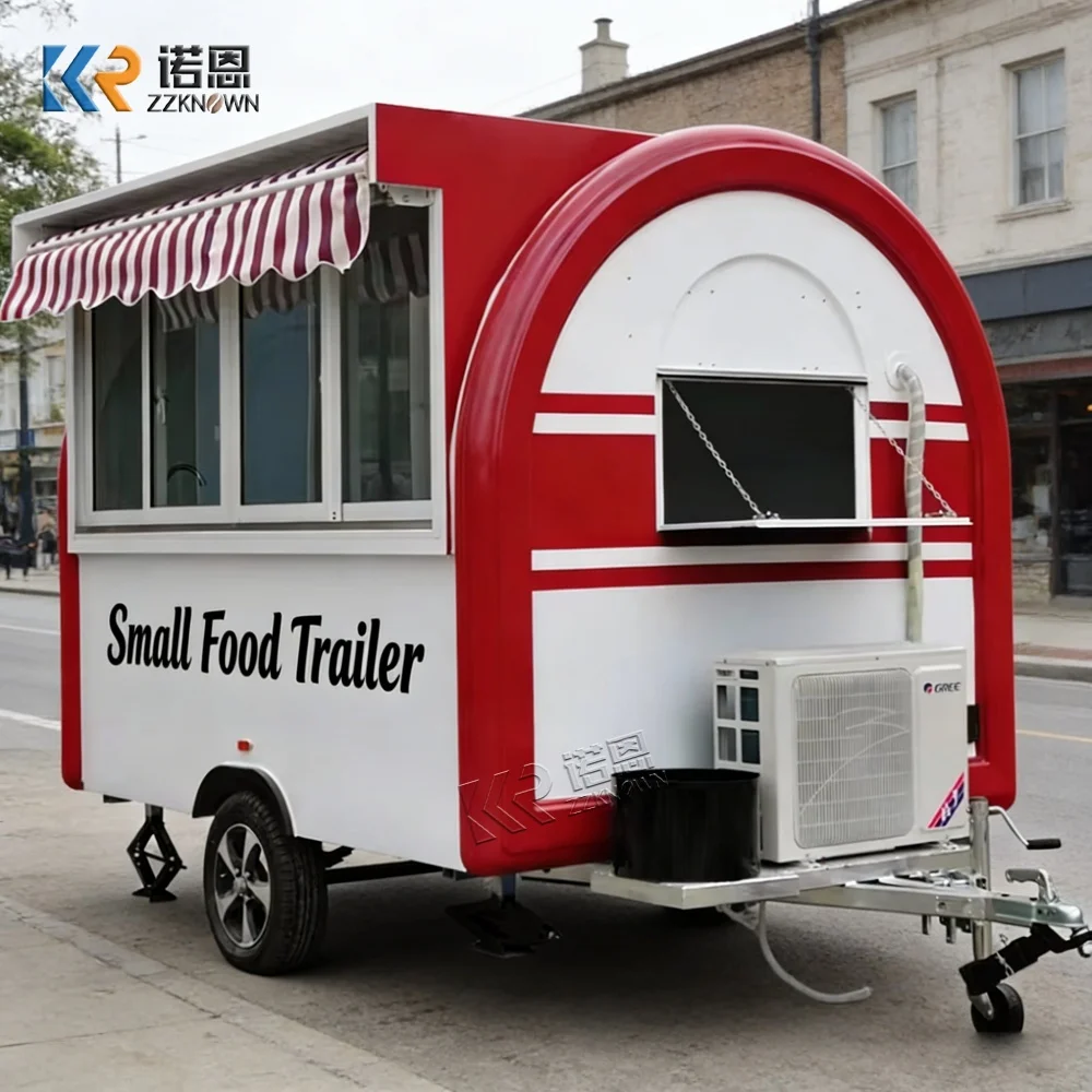 

Мобильный фургон для продажи закусок с фритюрницей, грилем и диспенсером для напитков, коммерческая тележка для уличной еды, мобильная кухня для кейтеринга