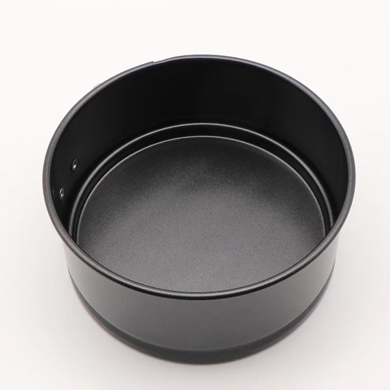 4Inch Carbon Steel Cakes Molds Black Metal Bake Mould Round Cake Baking Pan Removable Bottom Bakeware Cake Supplies Tool