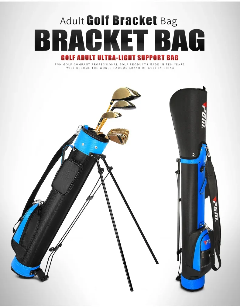 PGM Golf-Halterung für Erwachsene, Waffentasche, wasserdicht, leicht, tragbar, Golftasche, langlebig, kann 9 Schläger halten, Golfzubehör 7