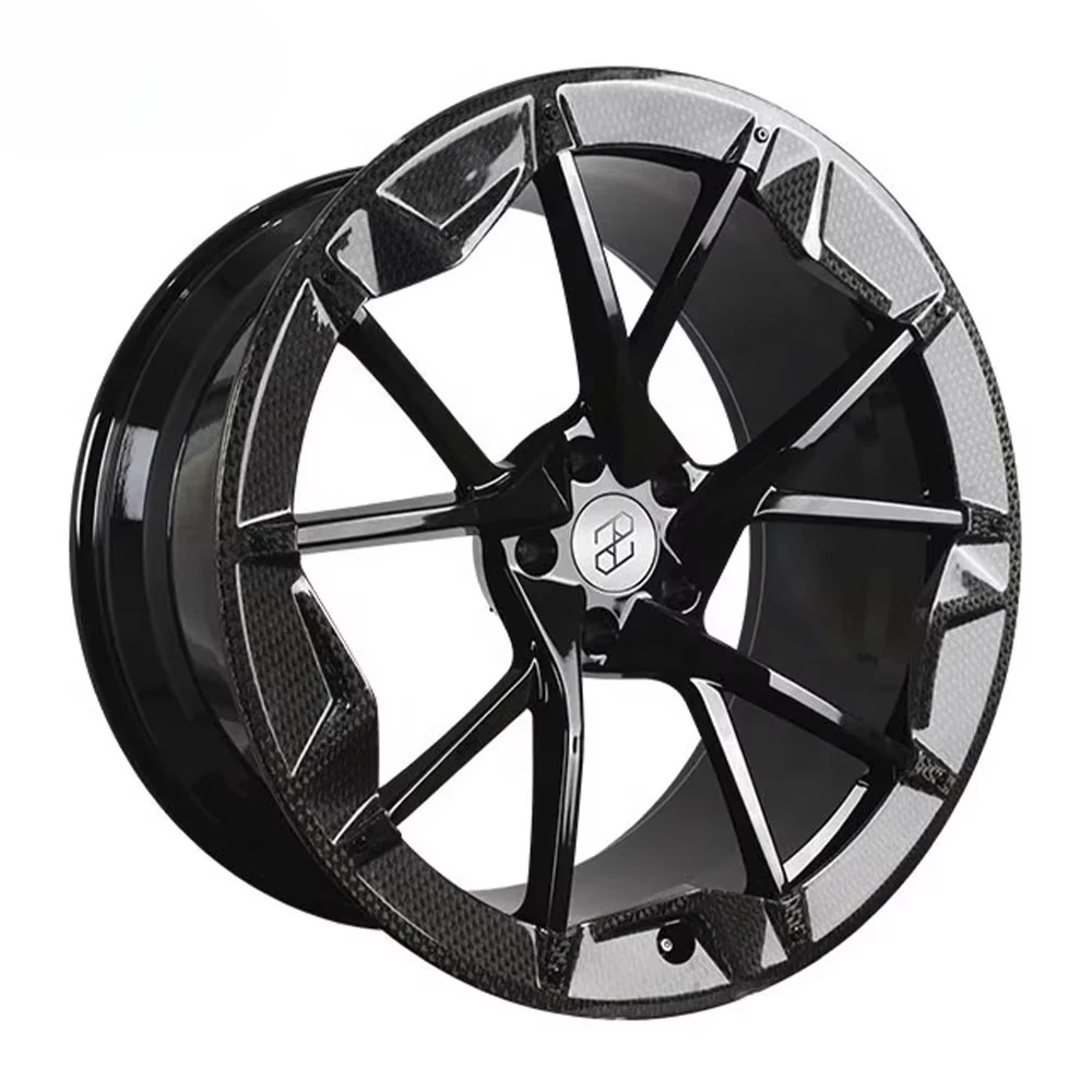 

Pengzhen Custom Forged 23-24 Inch Concave Carbon Fiber Black Aluminum Car Wheels 5x130 For Lamborghini Urus