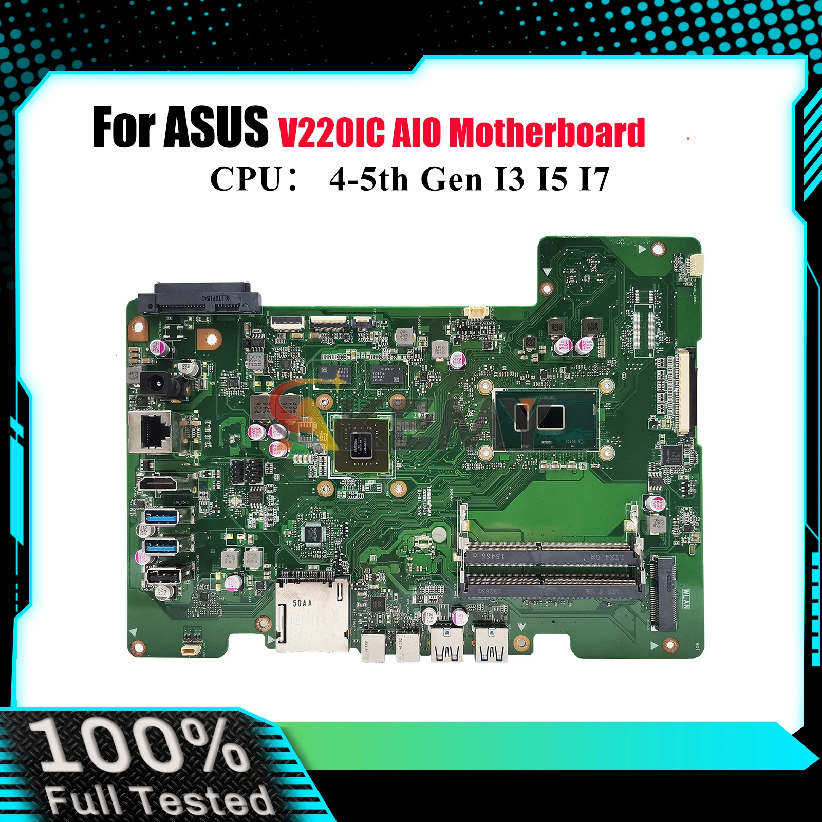 

V220IC Motherboard For ASUS Vivo AiO V220IB V220IC V220I V220IA Mainboard With I3 I5 I7 CPU 100% tests OK fast shipping stk