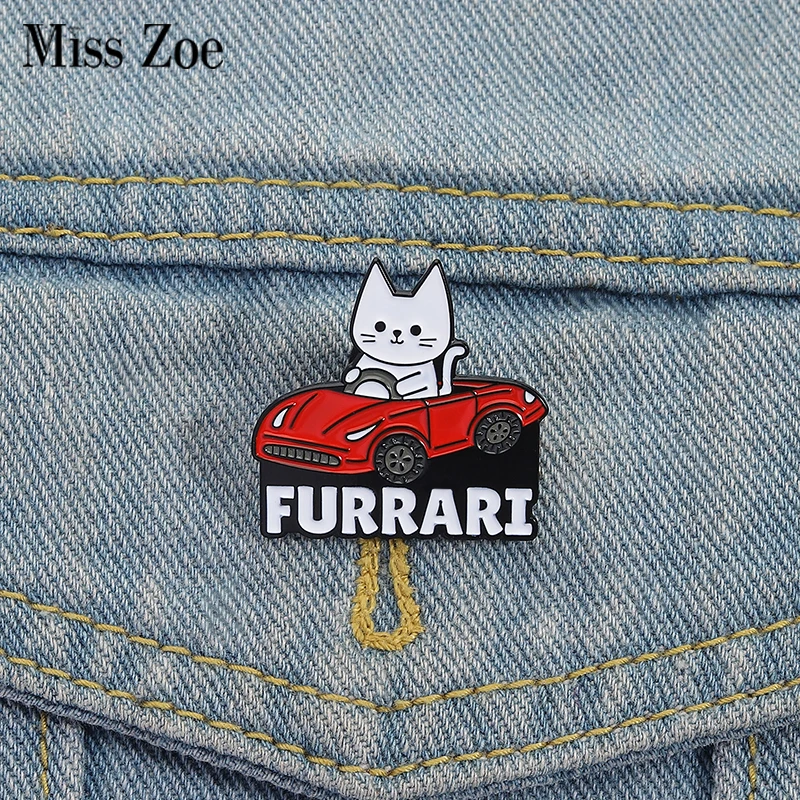 Katze Arzt Auto Emaille Pins Benutzerdefinierte Arzt Krankenschwester Stethoskop Broschen Revers Abzeichen Kleidung Tier Schmuck Geschenk für Kinder Freunde