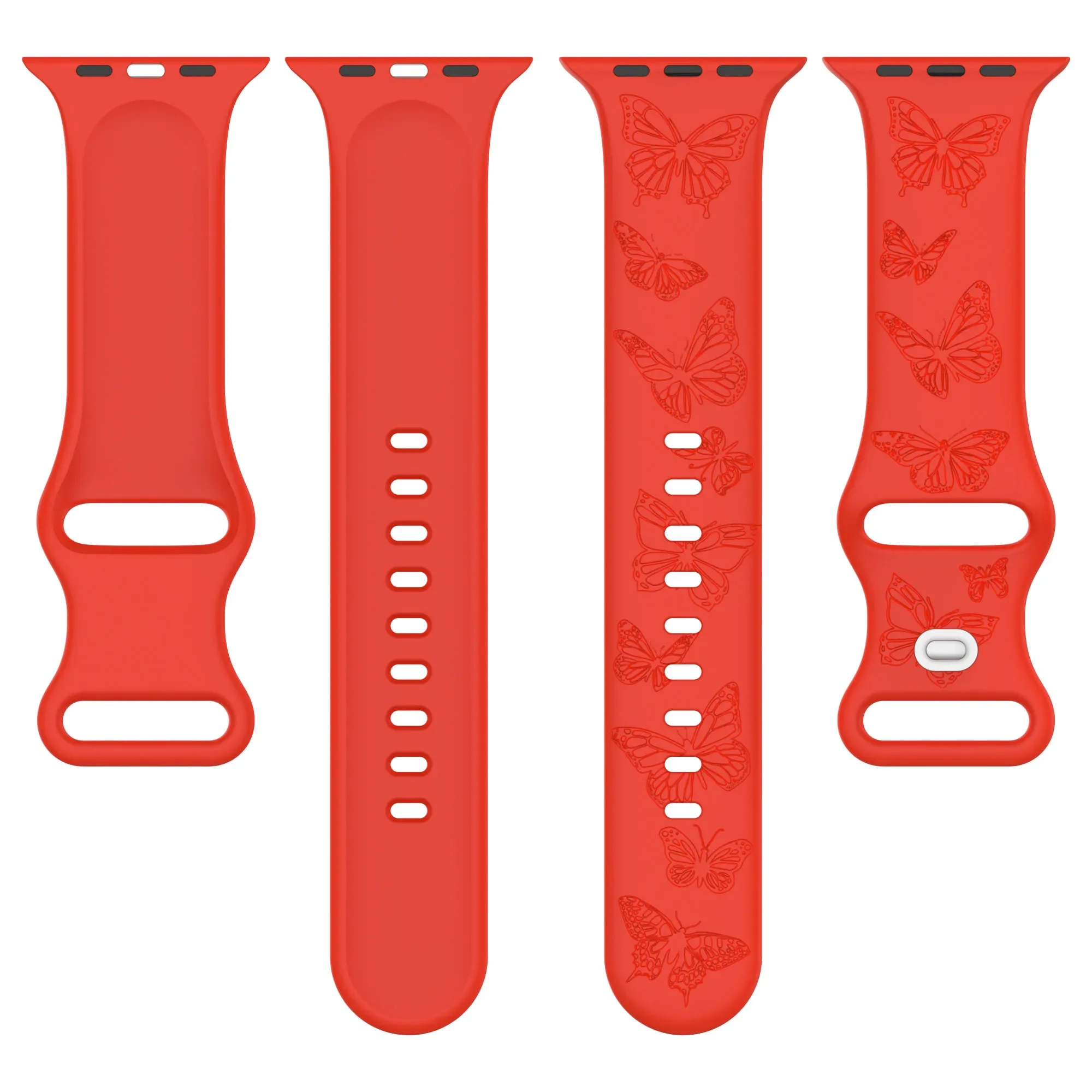 Bracelet en Silicone pour Apple Watch 10 9 8 7, 41mm 45mm 46mm Ultra2 49mm, motif, iWatch 6 5 4 44mm 40mm