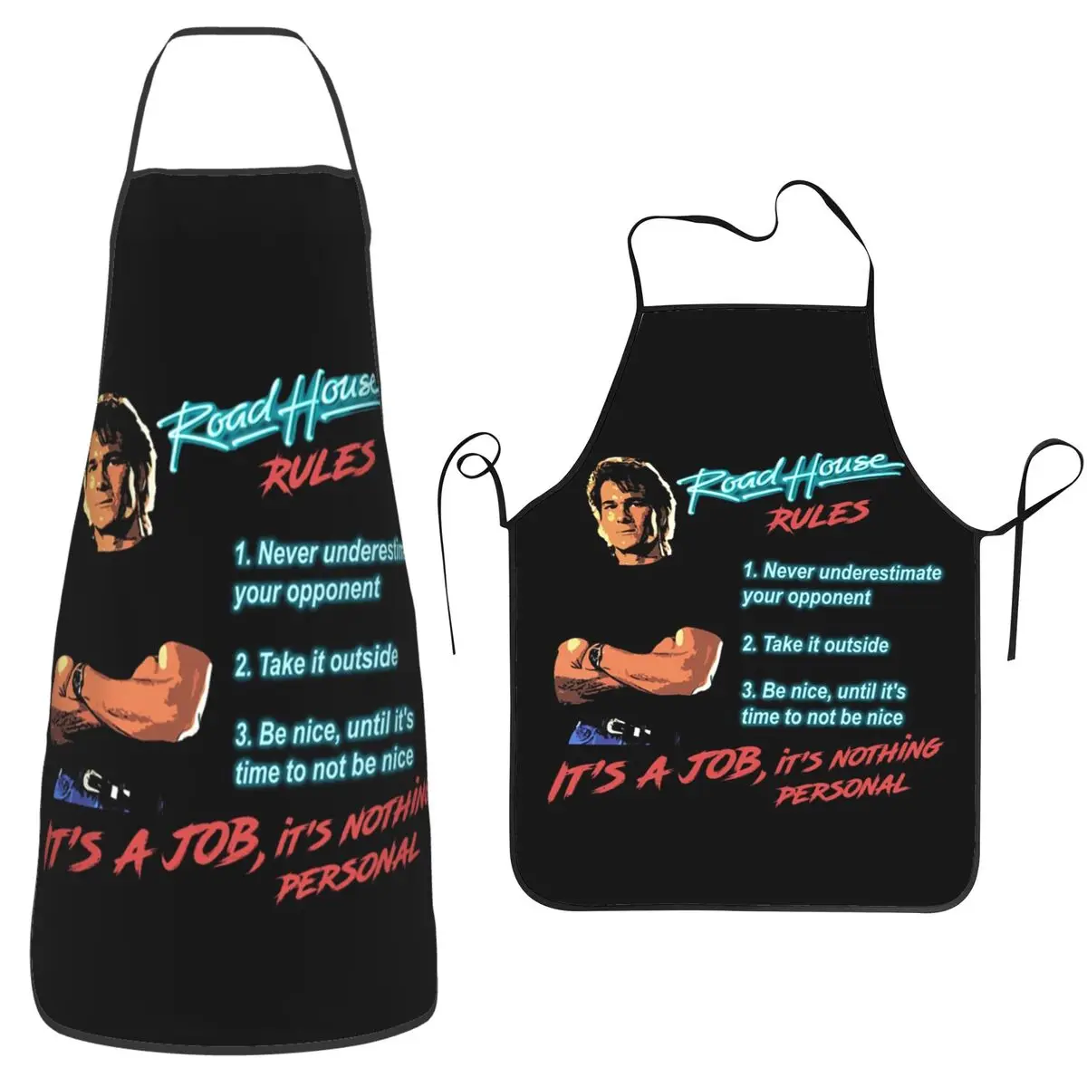 

Double Deuce Jasper Missouri Aprons Chef Cooking Baking Tablier Sleeveless Bib Kitchen Cleaning Pinafore for Women Men Painting