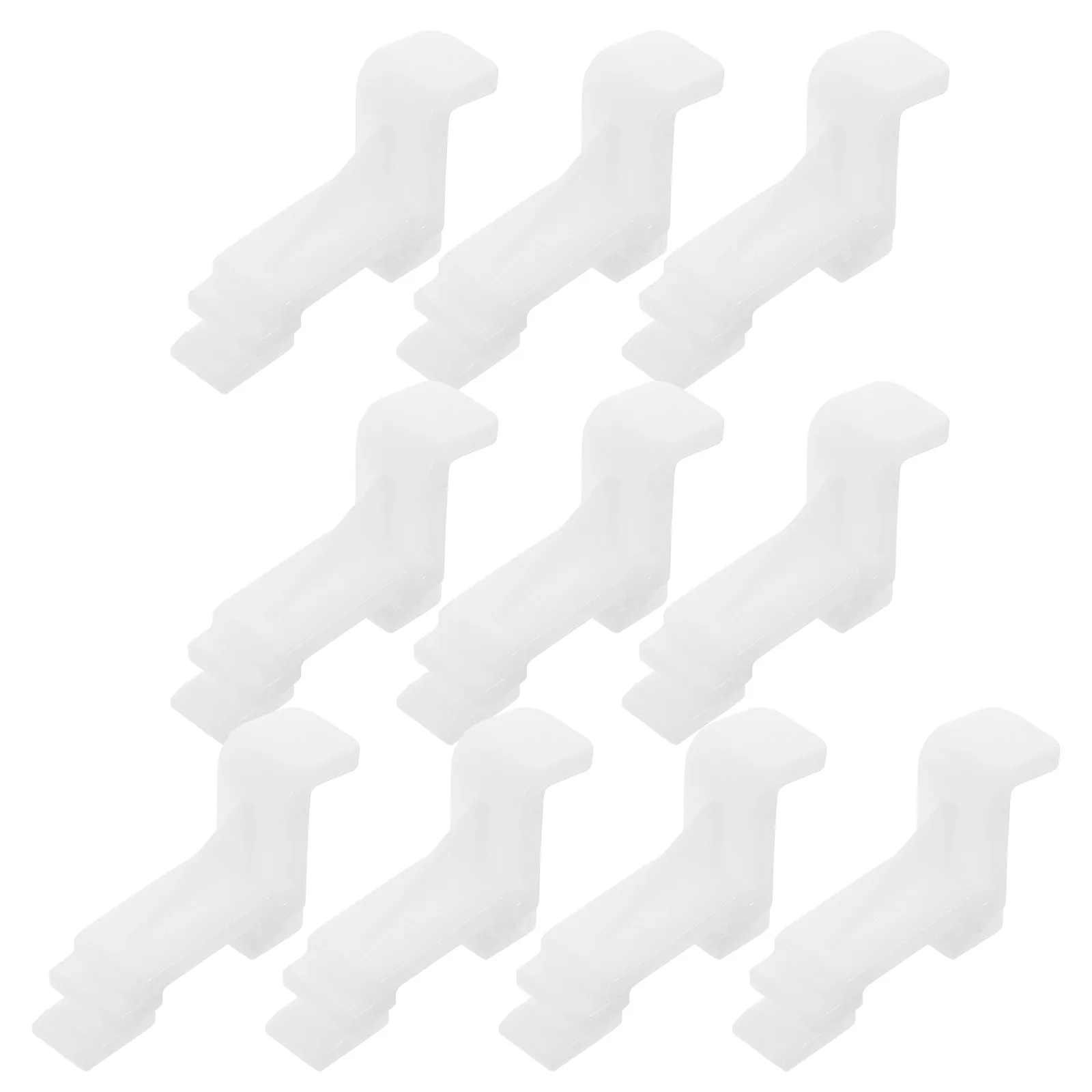 

10pcs Plastic Shelf Clips Freezer Refrigerator Parts Fixing Clips For Commercial Fridge Shelf Divider Hooks Buckles