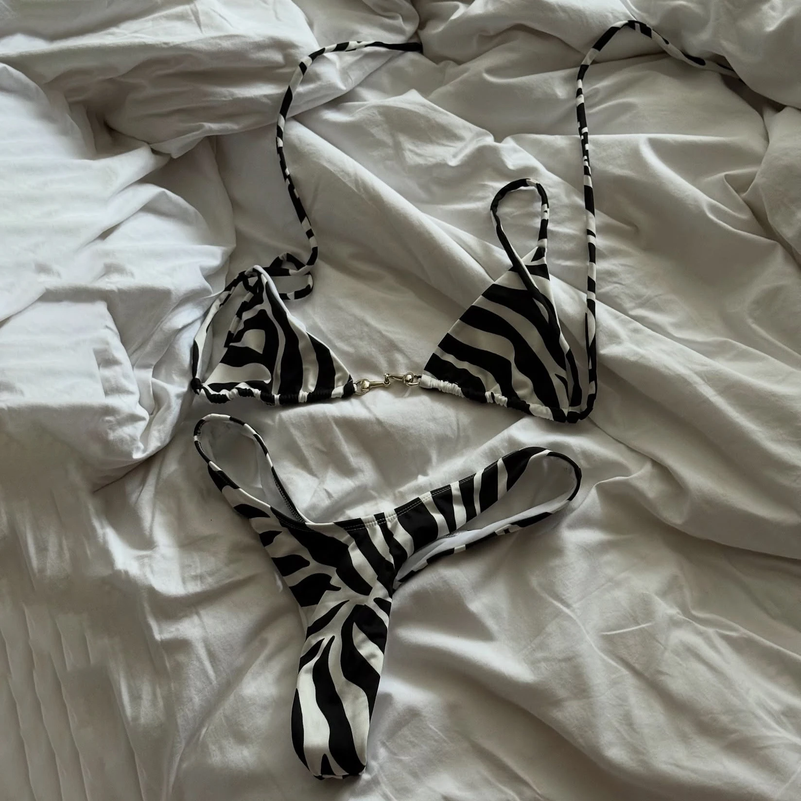 

Zebra Print Bikinis Sexy Women Swimsuits Female Swimwear 2026 Micro Bikini Set Bathingsuit Swim Suit Beachwear Bandeau Biquini