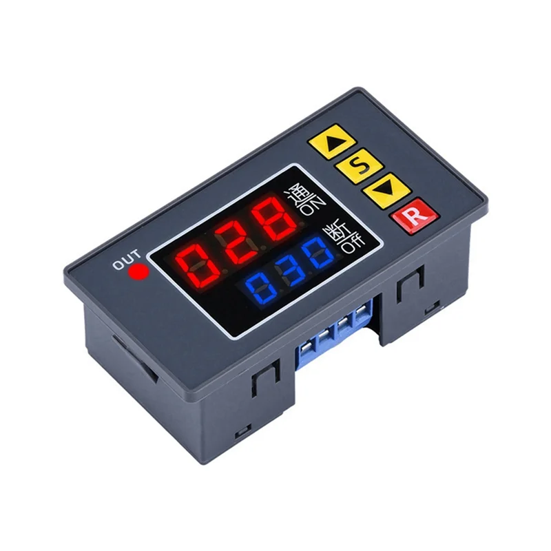 A72Z T3231 Programmable Time Controller Dual LED Display Digital Relay Time Delay Switch