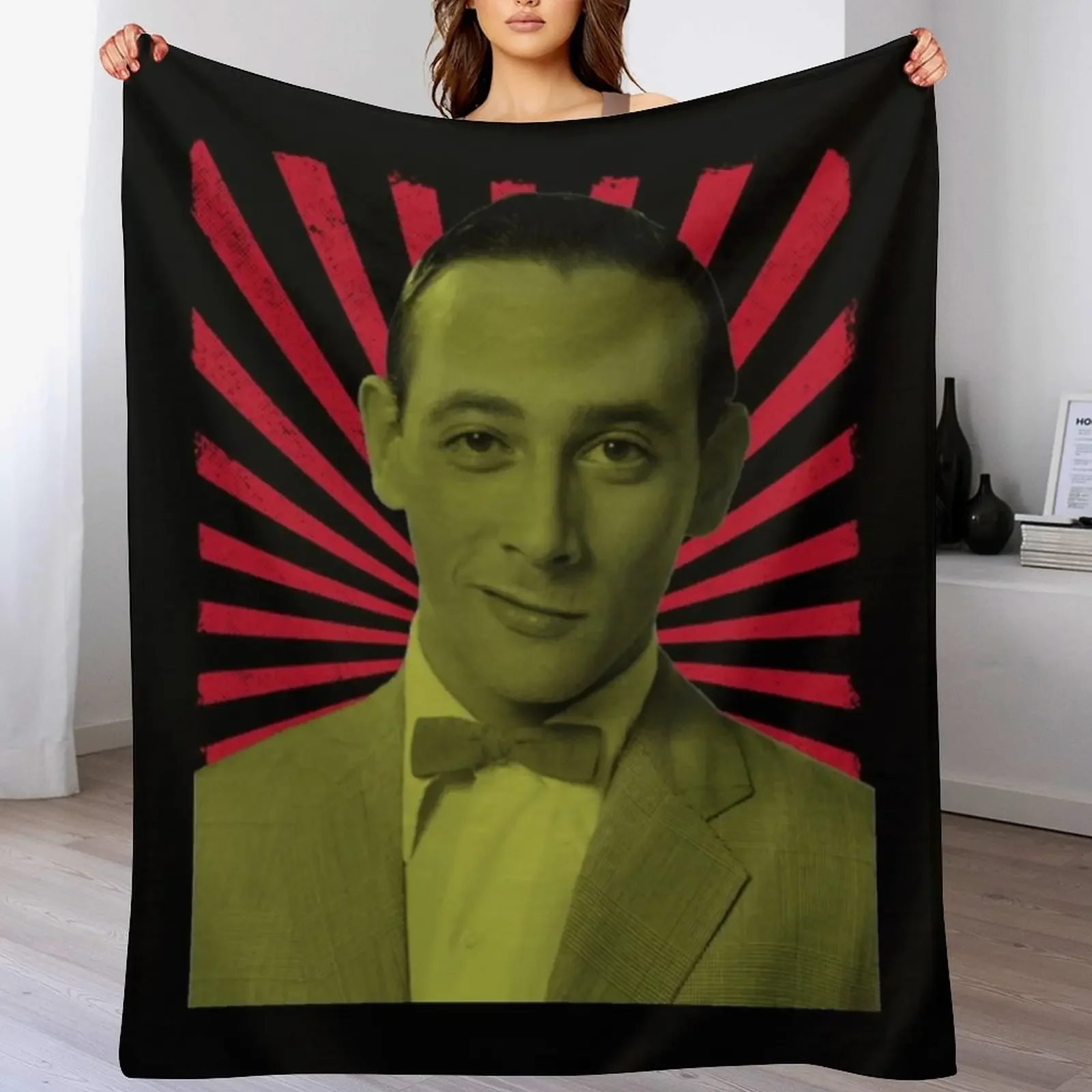 Pee Wee Herman Throw Blanket All Season Lightweight Soft Blanket for Bed