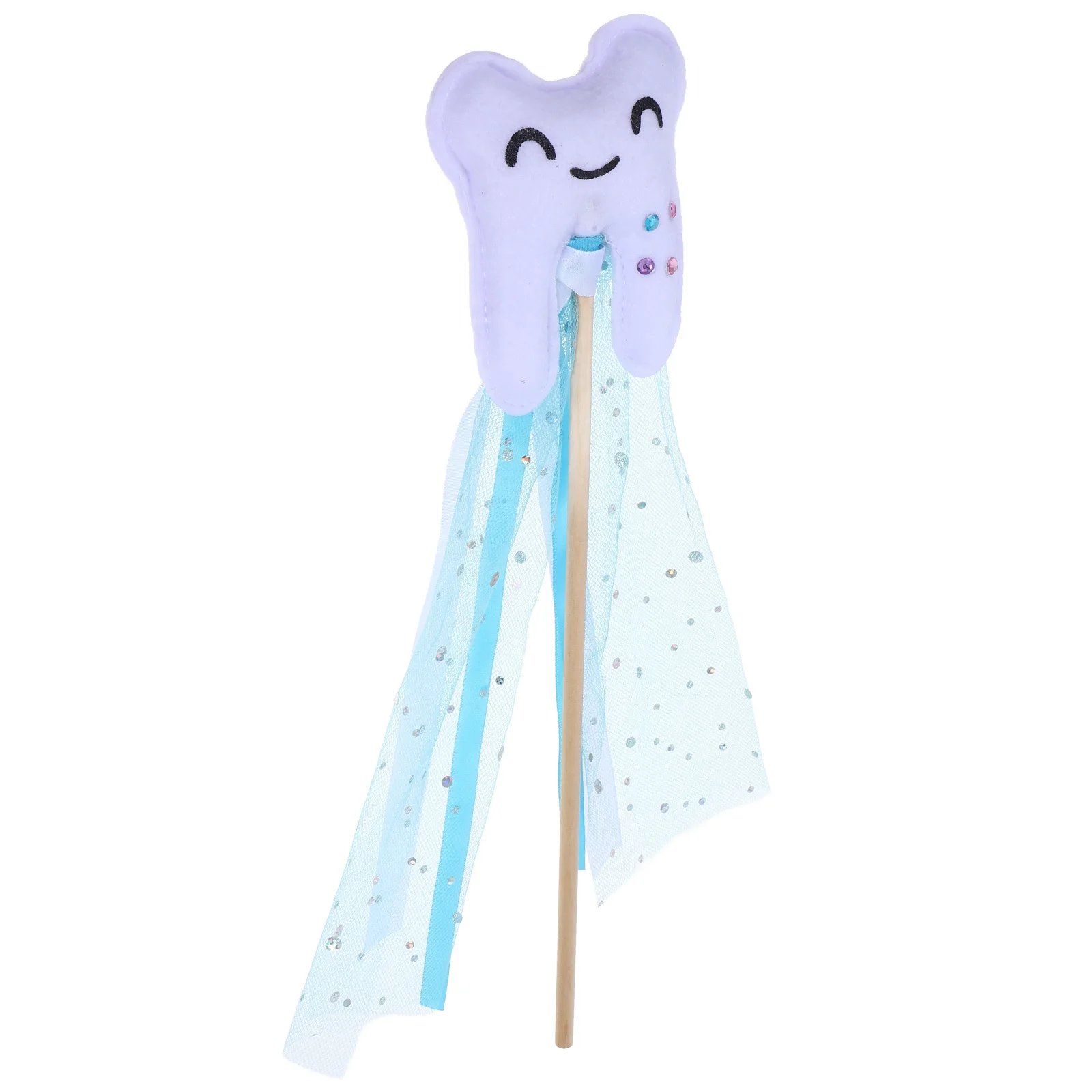 

Tooth Fairy Angel Wand Accessories Dress-up with Ribbon Sticks Christmas Cosplay Props Costume