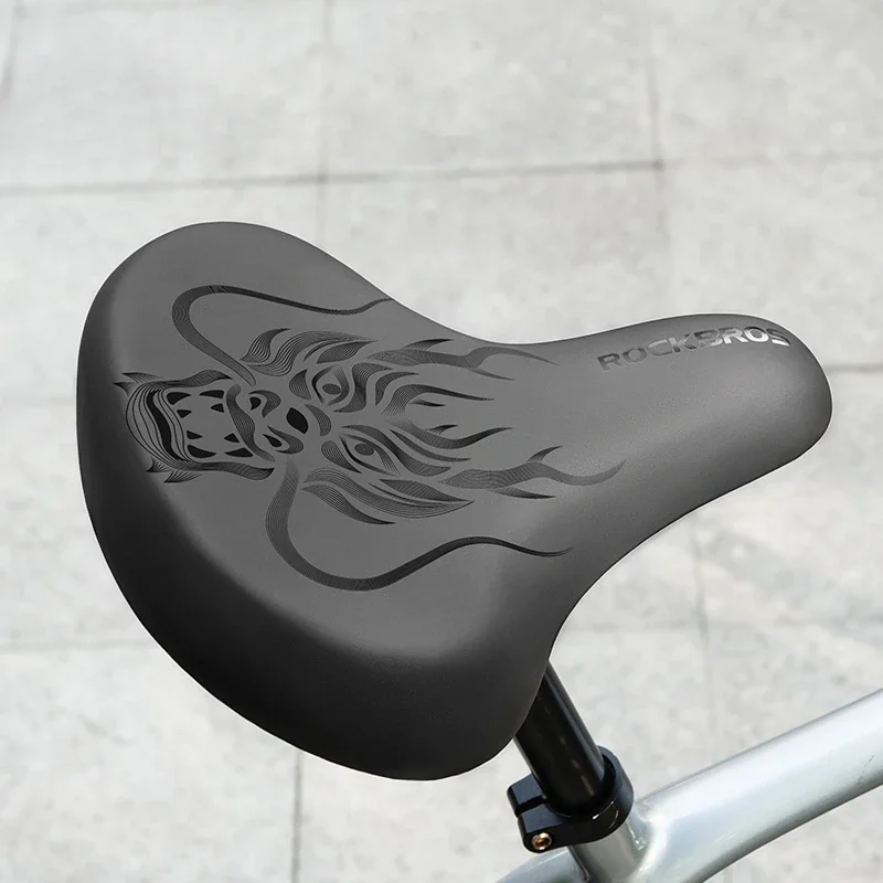 

Comfortable Bike Seat widened Bicycle Saddle Super Soft Universal Fit for Exercise Bike and Outdoor Bikes