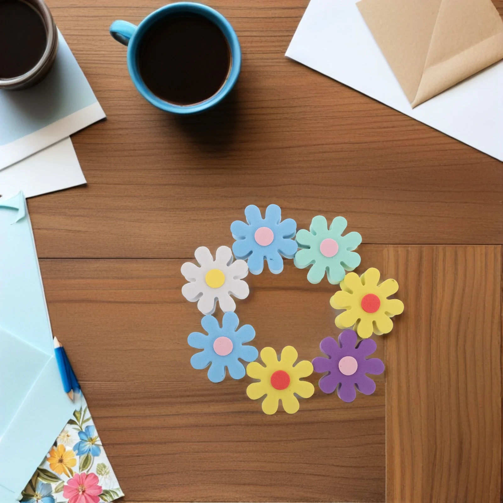 10 قطعة هوائي السيارة الديكور أزهار لطيفة توبر الكرة اكسسوارات السيارات الخارجية سهلة وقوف السيارات للسيارات والشاحنات وسيارات الدفع الرباعي الجوية