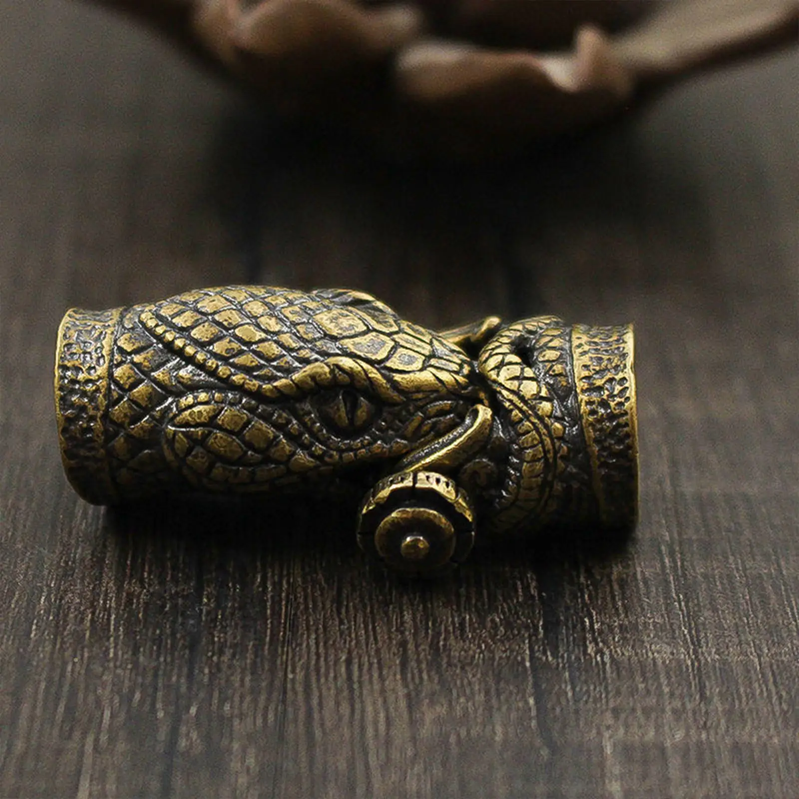 

Snake Head Clasps Metal Vintage Buckle for DIY Paracord Bracelets Knitting