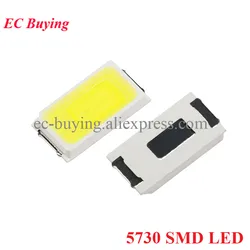 50Pcs-500Pcs 5630/5730-CW/WW 0.5W-150Ma 50-55lm 3000K 6500K Warm White SMD LED High Bright Light Emitting Diode Lamp Light Beads