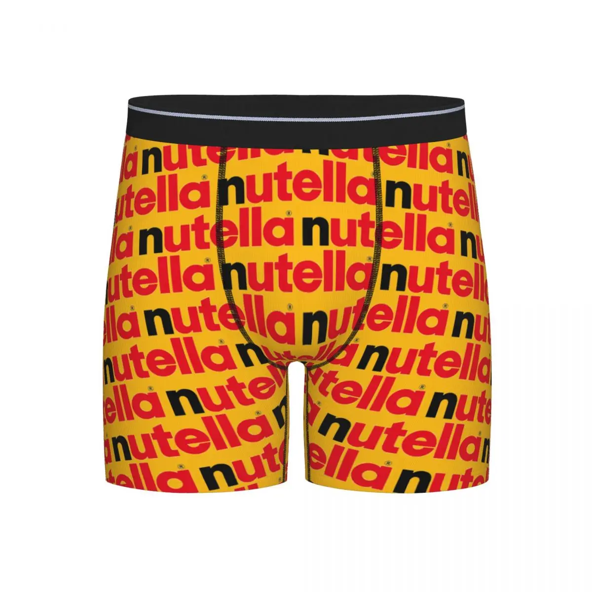 

Long Boxer Underpants Shorts Nutella Panties Male Comfortable Underwear for Homme Man Boyfriend Gifts