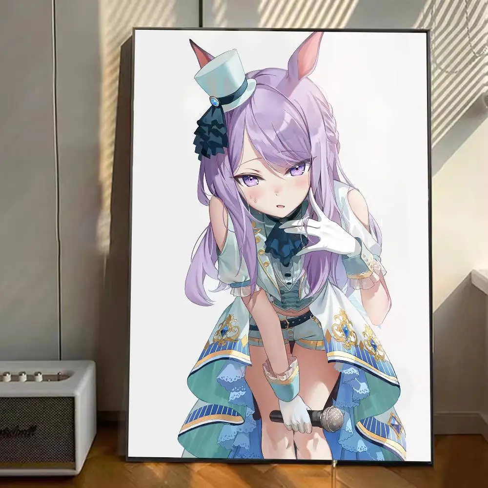 1 قطعة Uma Musume أنيمي جميلة ديربي ميجيرو ماكوين المشارك ملصقات الفن جداريات حائطية ديكور لعبة غرفة ديكور الهدايا HD اللوحة