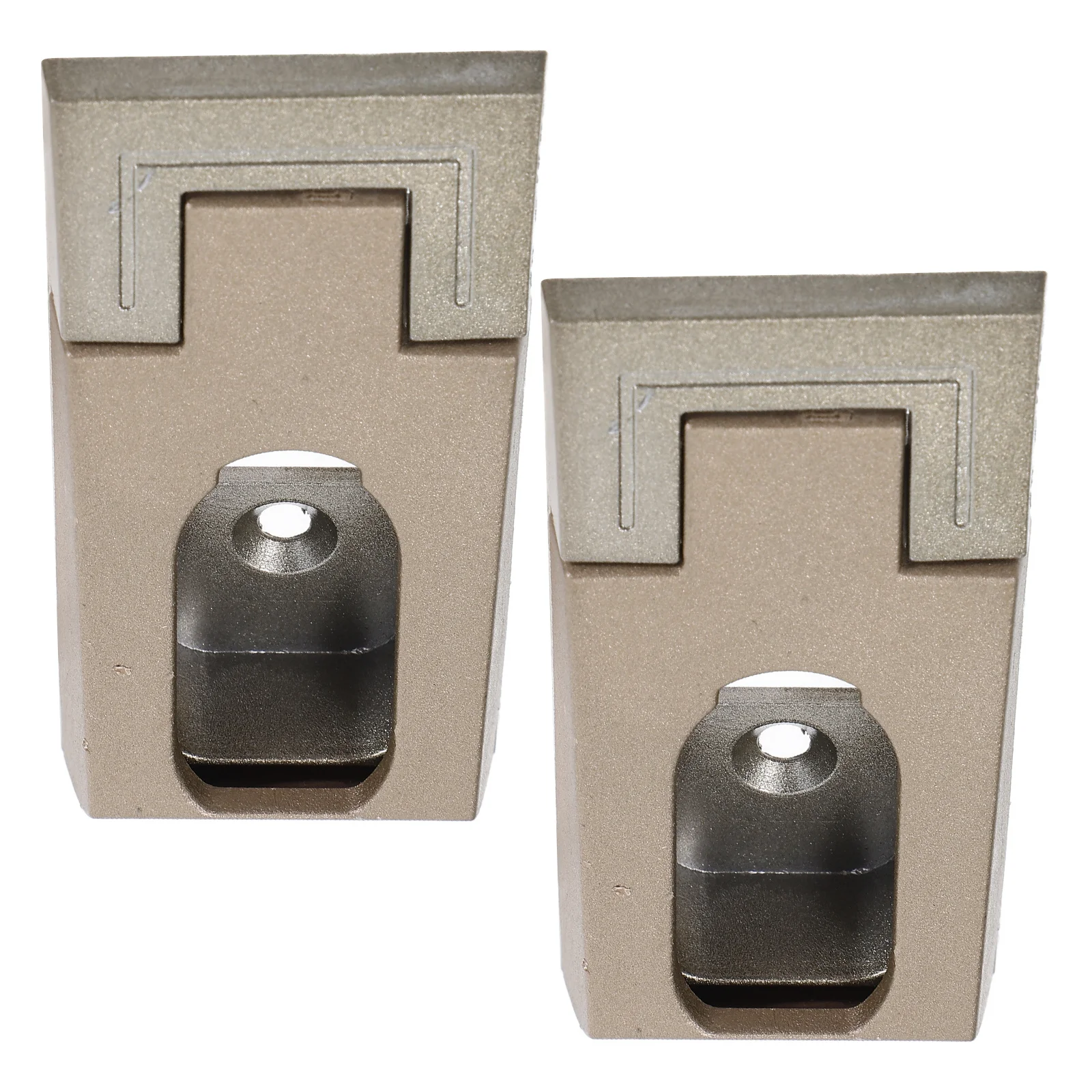 

4Pcs 3.3 Inch Aluminum Alloy Oval Closet Rod End Supports Reliable Stability Aesthetic Design for Various Storage Spaces