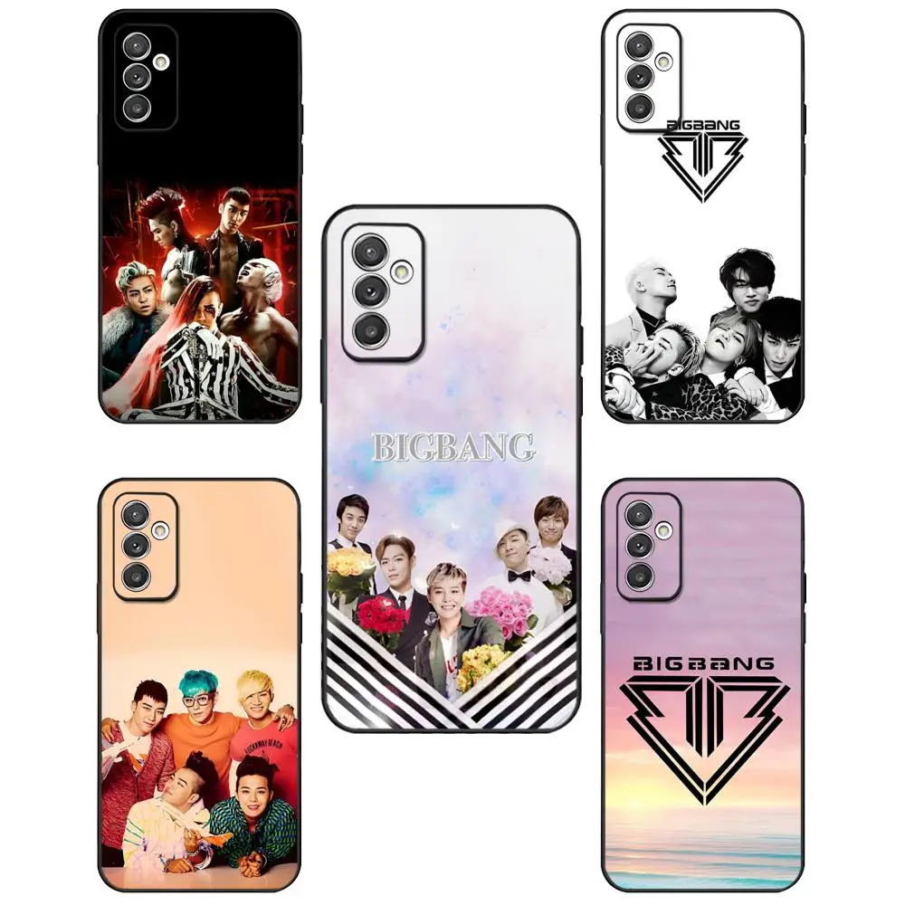 Чехол для телефона с логотипом B-Bigbang-G, черный, мягкий для Samsung S25 S24 Ultra 23 Fe 22 Plus Galaxy A54 A55 A16 A13 A24 A15 A25