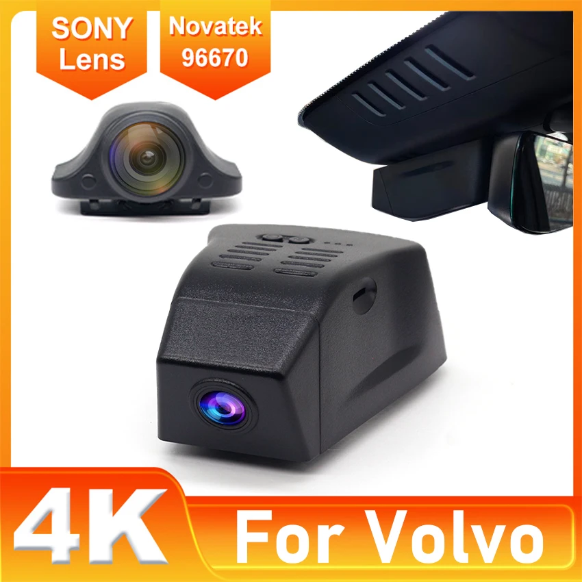 

4K Car DVR Video Recorder Front Camera Dash Cam For Volvo S60 V60 2023-2025 Original Factory Look Easy to Use Car Video Recorder