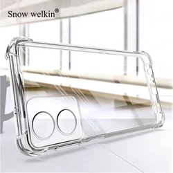 For Moto G04 G04S Airbags Buffer Full Protection Case For Motorola Moto G04 G04S Clear Soft TPU Shockproof Back Case Cover
