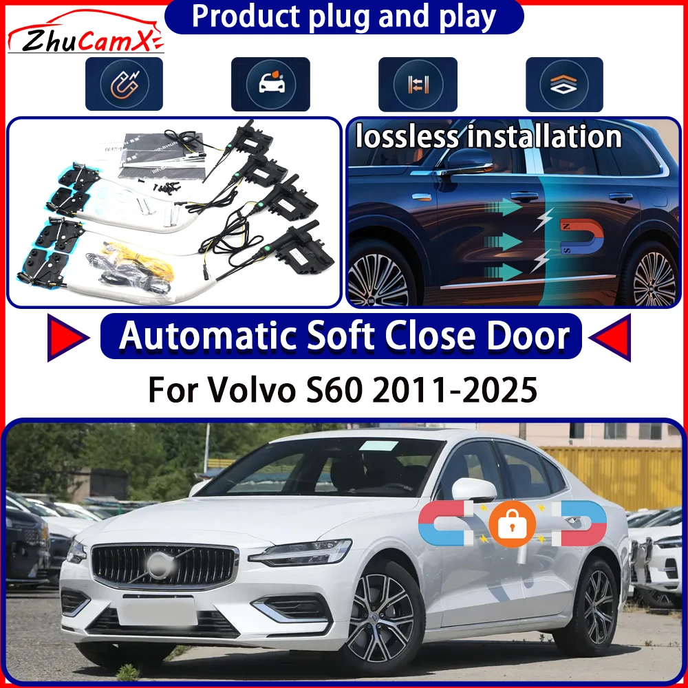 

OEM Electric Door Lock Actuator for Volvo S60 2011-2025 Soft Close Door Kit Power Latch System Auto Pull Door Easy Close