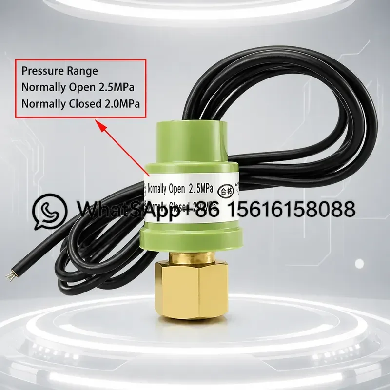 H20PS Pressure Controller Air Conditioner Pressure Switch 2.5MPa Cut Off 2.0MPa Turn On HVAC Refrigeration Compressor
