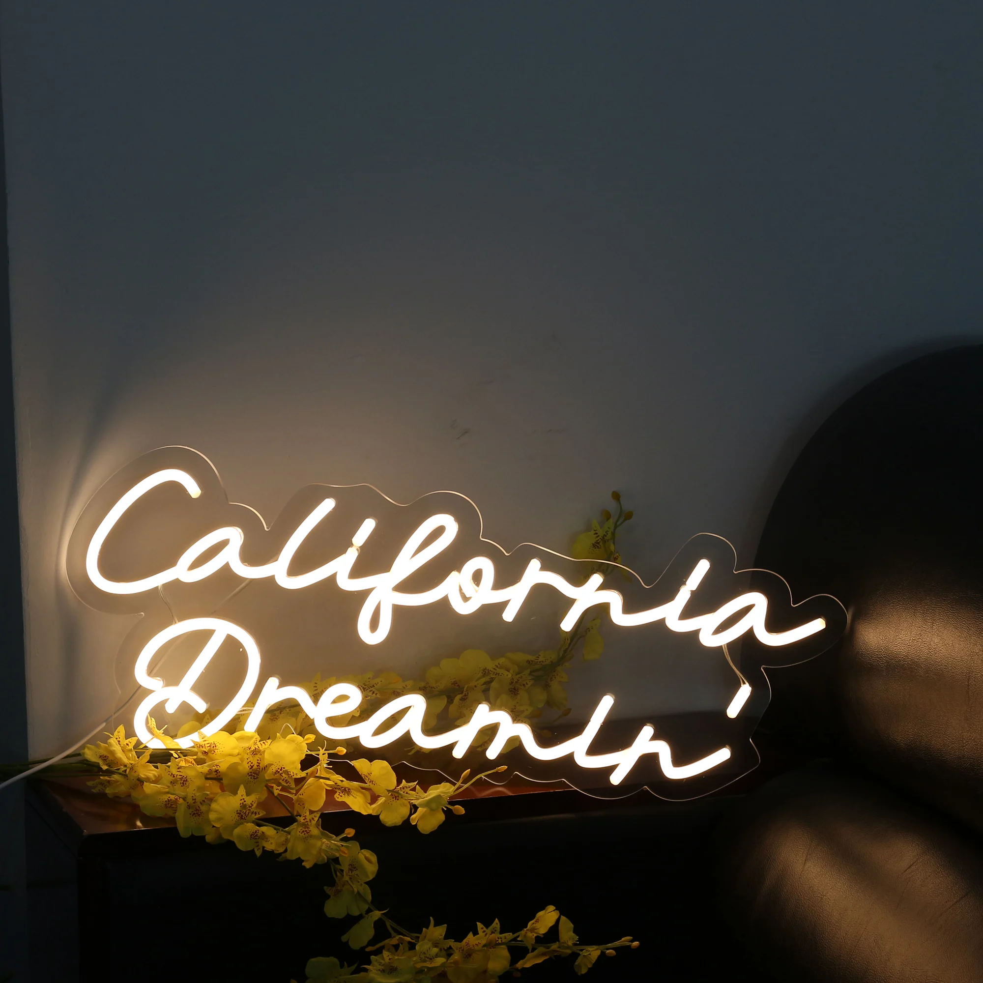 California Dreamin' Store Night Game Room Wall Wedding Birthday Party Restaurant Decoration Pub Club Wall Decoration Art Logo  ﻿