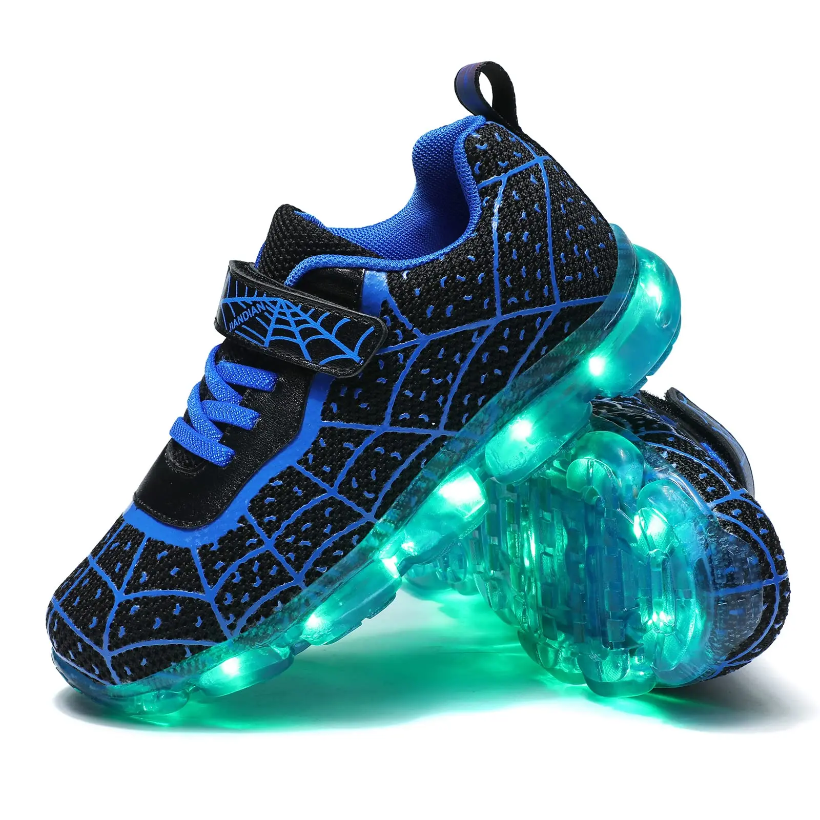 YUNICUS Breathable Sports Children\'S Shoes Boys Leisure Sports Led Marquee Light Shoes Sneakers Boys Usb Charging Light Shoes