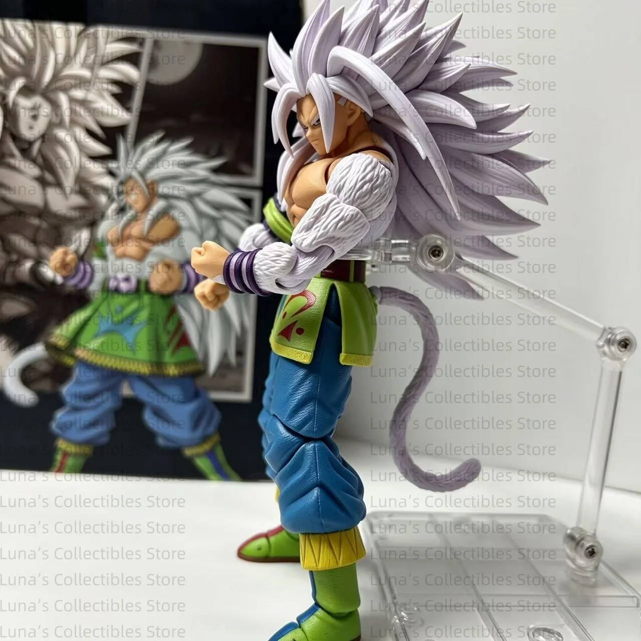 Beast God Kong Model Super Five Sun Wukong Figure Dragon Ball Super Model Ornament Collection Gift view 3