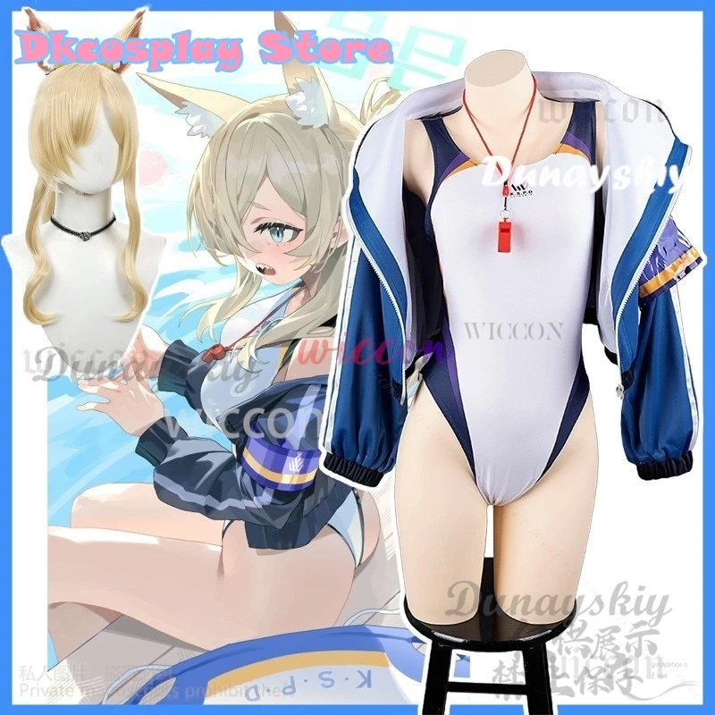 Anime Game Blue Archive Cosplay Ogata Kanna Costume Women Sexy Swimsuit Bodysuit Jacket Suit Halloween Christmas Customized