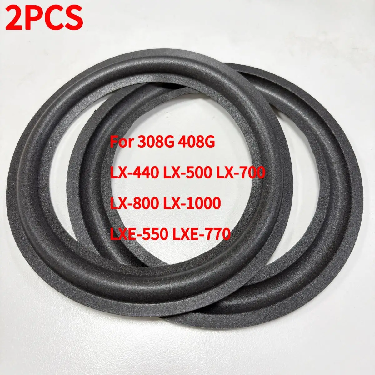 Fits JBL 308G 408G LX-500 LX-700 LX-800 LX-1000 LXE-550 LXE-770 LX-440 Speaker Foam Repair Folding Edge Ring （2PCS）