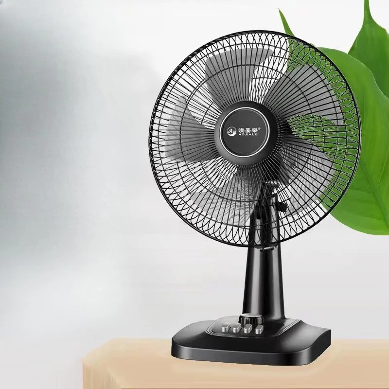

3-Speed Silent Table Fan - 1H Auto Shutoff Compact Air Circulator with Tilt Adjustment for Desktop Use Practical fan