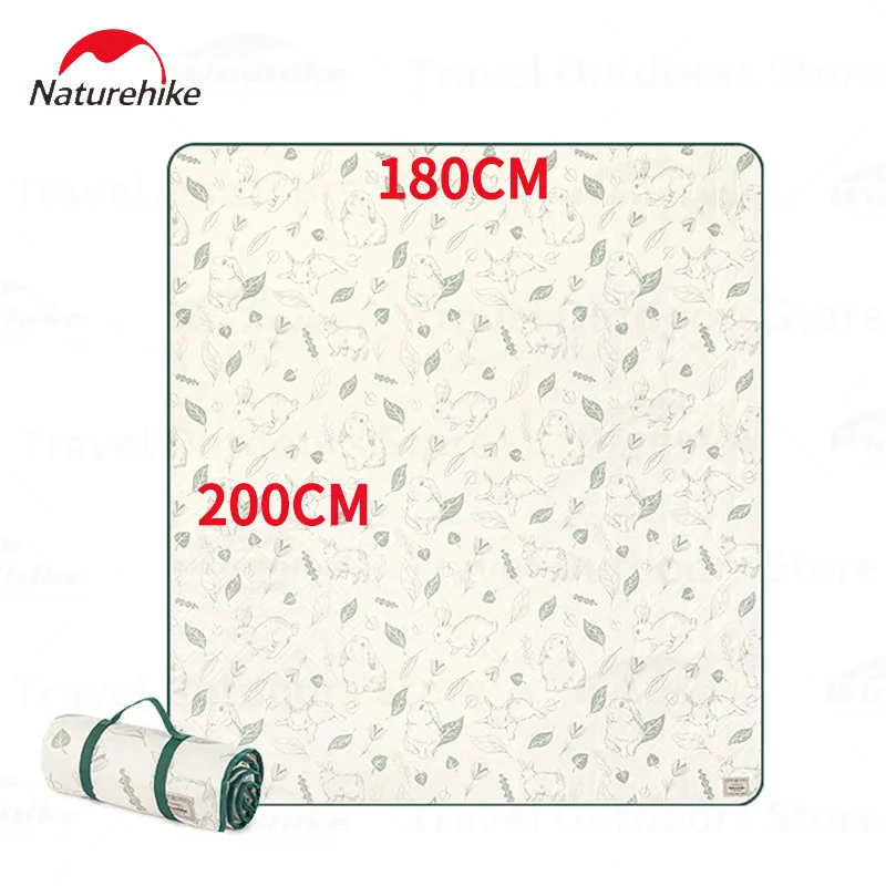 Naturehike 180x200cm PE Aluminum Film Picnic Mat 5-6 Persons Moisture-Proof Camping Mat 0.95kg Ultralight Outdoor Beach Mat