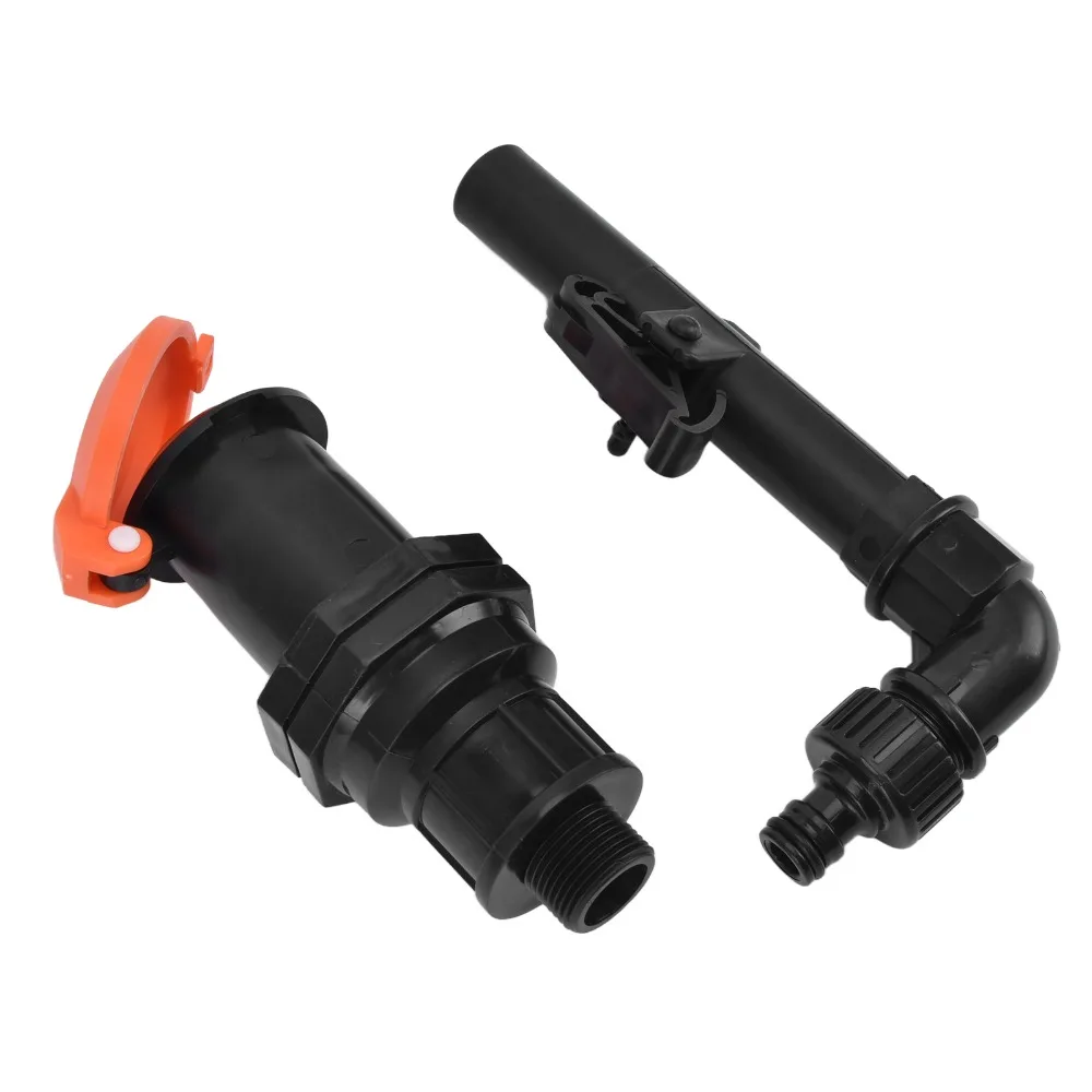 Plastic Hose Water Intake Connector G3/4 Male Thread DN20 Hose Water Intake Fitting Black Irrigation Hose Parts Water Stop Use