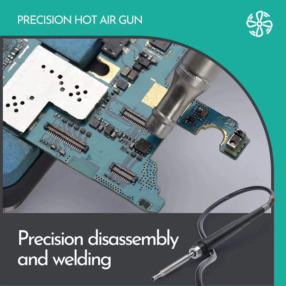 

170W YIHUA 8509-I Hot Air Rework Station | Auto/Manual Mode | F°/C° Switch | PCB Chip Repair Tool