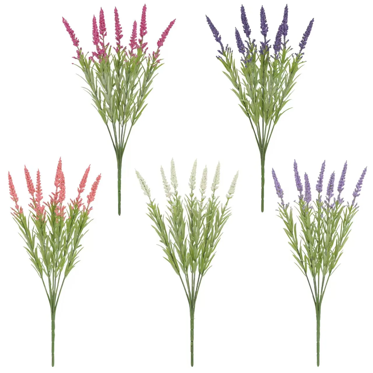 Artificial Flowers Foam Lavender Bouquet Christmas Wedding Home Decoration Indoor Outdoor Home Office Table Arrange Fake Plants