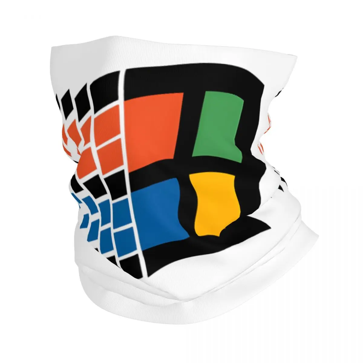 Windows 95 Logo_2 Windows 95 Computer System Accessories Retro Headband Neck Thin Men Women Hiking Tube Scarf Face