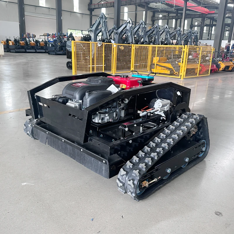 

Safety Auto-Stop Blade Grass Mowing Robot Lawn Mower on Radio Control CE Certified High-performance Household All-terrain Mowers