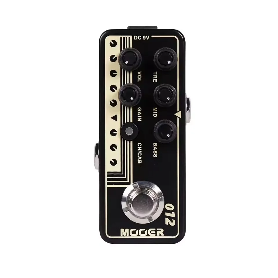 MOOER 012, американское золото 100, цифровая педаль эффектов для гитары, классический британский стиль, микропедаль предусилителя, детали и аксессуары для гитары
