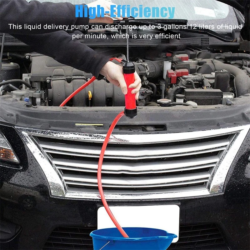 【K】Pumping Oil And Gas With Siphon Pipe To Transport Manual Pump Oil Liquid Water Chemical Delivery Pump Hand Pump Car Modelin