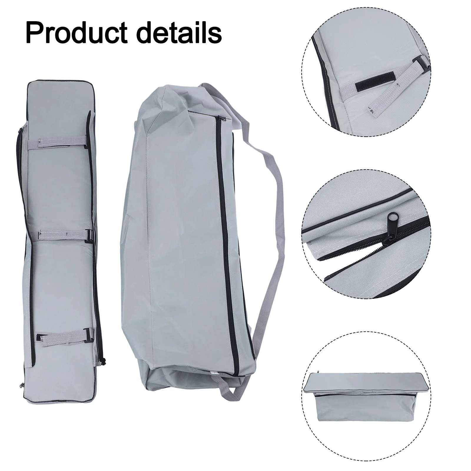 

Fishing Storage Bag Bench Seat Cover Protective Seat Cover For Boat Spacious Side Pocket Water Resistant Material