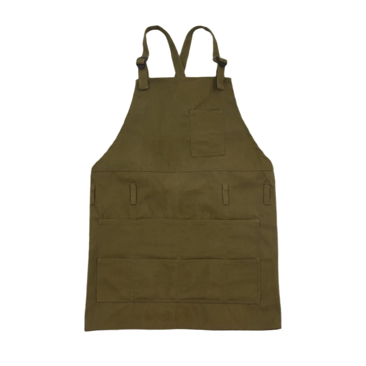 A79I фартук с карманами, фартук для рисования, регулируемый шейный ремень, завязки на талии, садовые вощеные фартуки для женщин, мужчин, взрослых