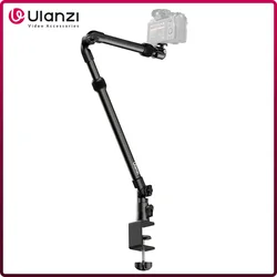 Ulanzi ZJ02 Camera Flexible Arm Stand Desk Mount Holder Extendable Arm for DSLR Camera Livestreaming Still Life Photography