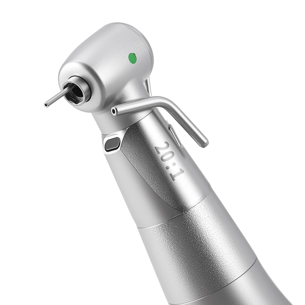 AZDENT Dental LED Niedrigdrehzahl-Winkelstück 1:1/20:1 mit Glasfaser und abnehmbarem Kopf, Zahnmedizinisches Instrument 202C – Detail 13