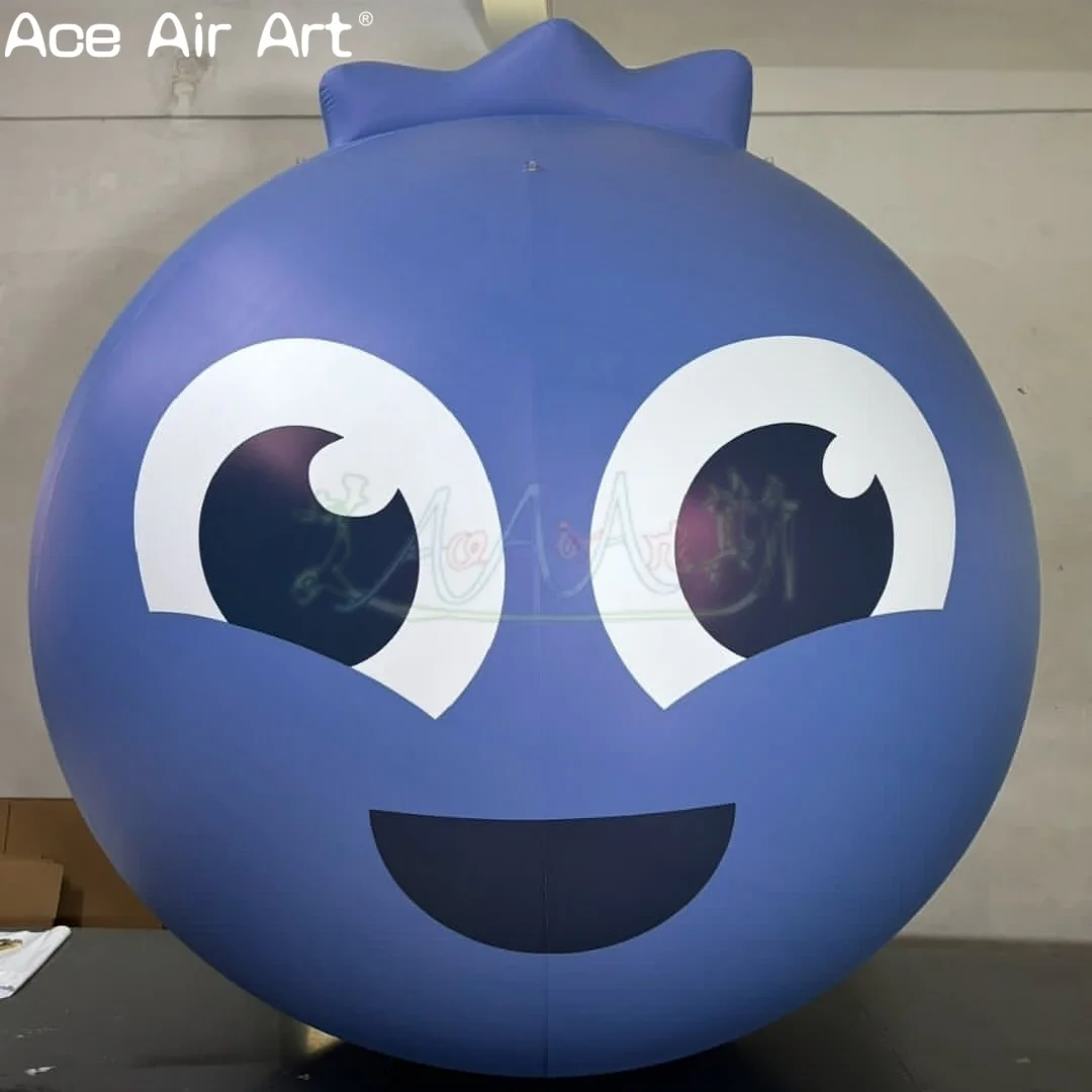 

Симпатичные гигантские надувные черничные фрукты, надувные фрукты для вечеринок, фестивалей и мероприятий, надувная опора для растений