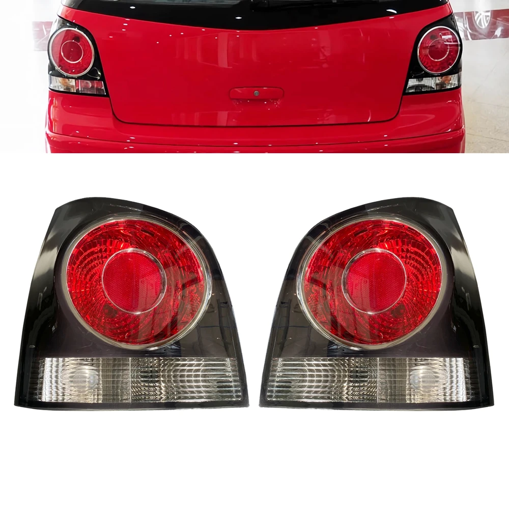 1Pcs Tail Light Cover Housin For VWPOLO 9N 9N3 Hatchback 2005 - 2010 Rear Brake Turn Signal Fog Lamp OEM 6Q6945095AB 6Q6945096AB