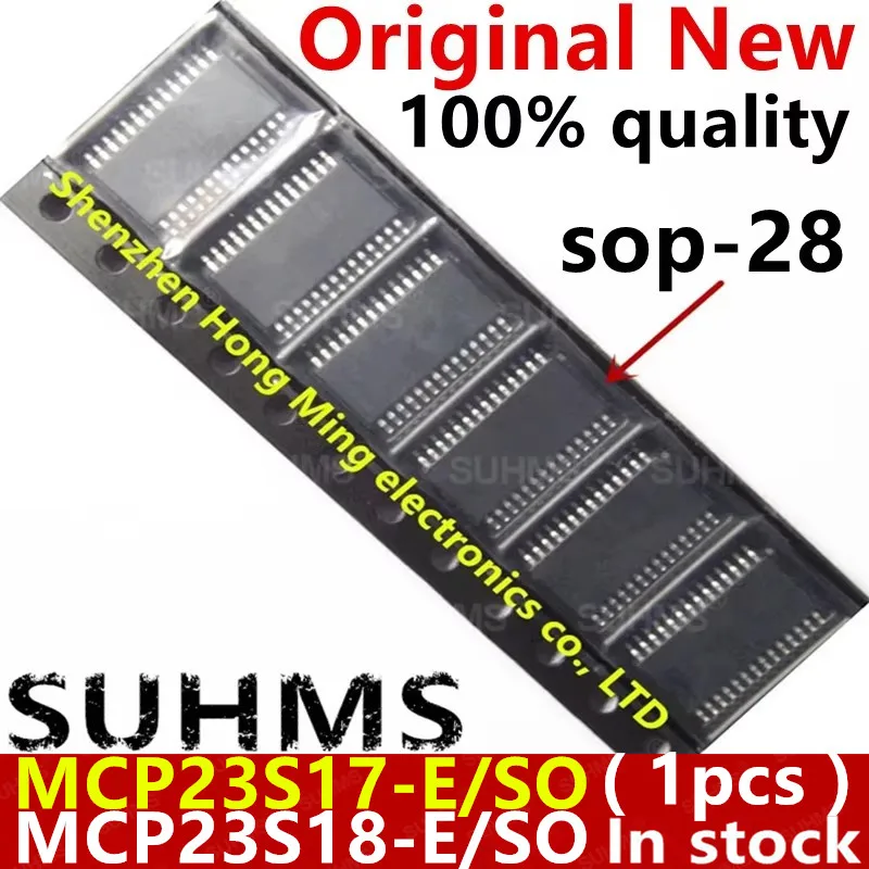 (1 stuk) 100% Nieuwe MCP23S17-E/SO MCP23S18-E/SO MCP23S17-E MCP23S18-E MCP23S17 MCP23S18 MCP23S17T-E/SO MCP23S18T-E/SO sop-28