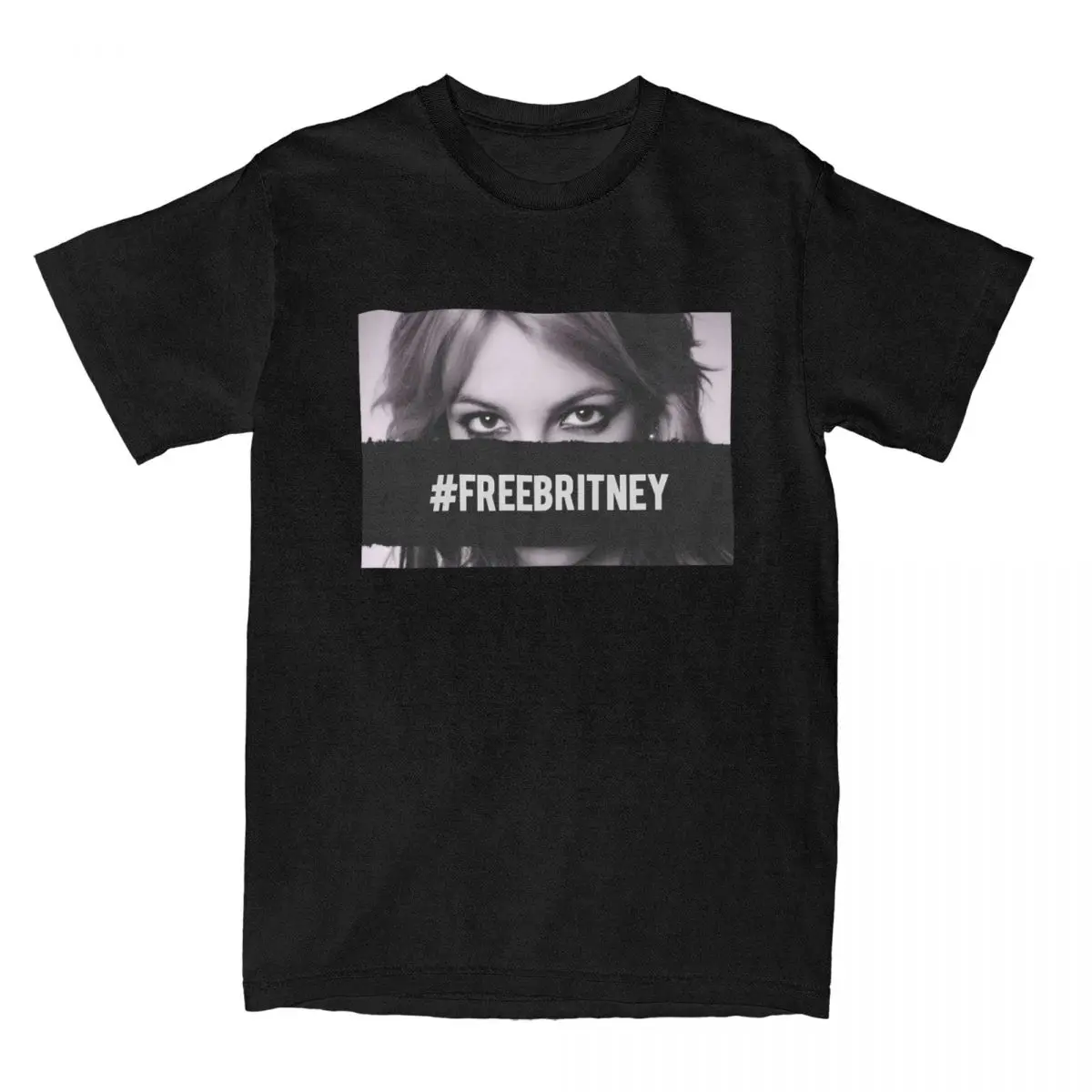 Awesome Free Britney Spears T-Shirts Men Crew Neck Cotton T Shirts Short Sleeve Tee Shirt Summer Clothes