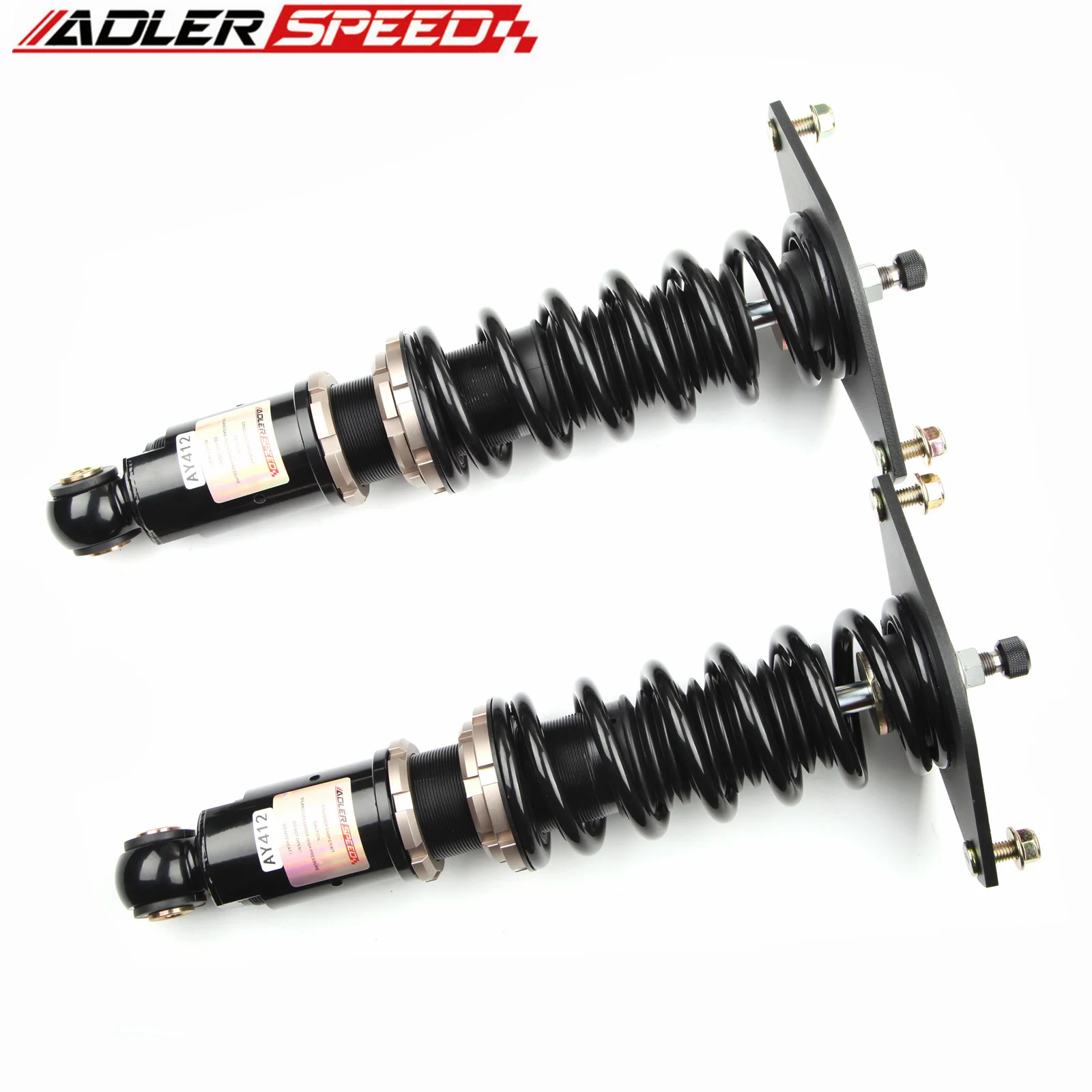 ADLERSPEED 32 Level Adjustable Mono Tube Shocks Coilover For Nissan Sentra B15 00-06