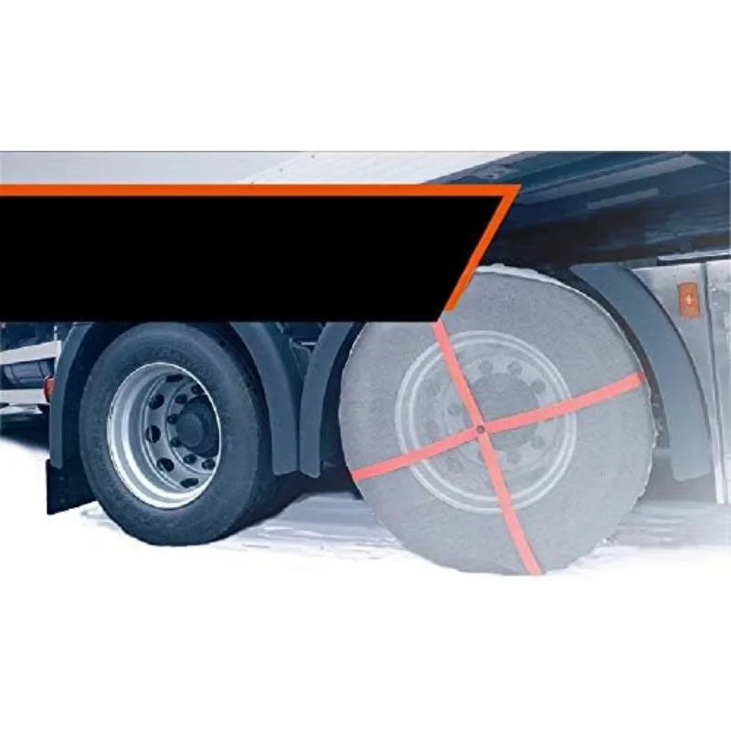 AL 79 Snow Socks For Tires, Grip Boost Traction Device Winter Tires, 2 Count