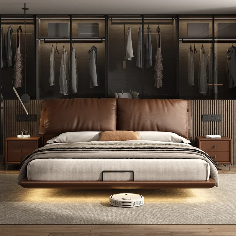 Sleeping European Bed Princess Lightweight Universal Minimalist Bed Reception Single Beauty Designer Beliche Lounge Furniture